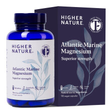 Higher Nature - Atlantic Marine Magnesium 300mg - Natural Source - True Food Formula - High Strength Magnesium Supplements - Enhance Natural Cal