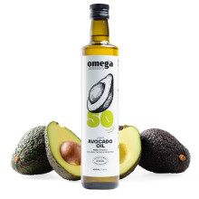 Omega Pressery Avocado Oil for Cooking 500 ml Neutral Flavour High Smoke