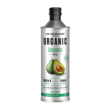 Eat Wholesome Organic Avocado Oil, 500ml - Cold Pressed, Unrefined, High Source of Omega 9, 100% Pure & Natural, Rich In Monounsaturated Fats, Hi