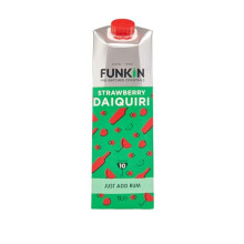 FUNKIN Cocktails Strawberry Daiquiri Pre Mixed Cocktail Mixer | Just Add Rum | Sweet & Refreshing | 0% ABV | Premium Ingredients for Bar-Quality Drin