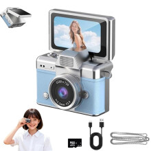 Ultra-Light Pocket Camera Lo-Fi Aesthetic Gift for Teens (Blue)
