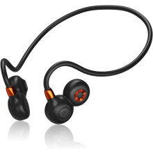 Open Ear Air Conduction Headphones, Bluetooth 5.3 Wireless Earbuds, IPX6 Waterproof, Clear Calls, 19g Lightweight for Sports (Black)