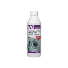 HG Washing Machine Cleaner & Odour Freshener, Washer Cleaning Service Liquid Deodouriser & Descaler, Cleans & Removes Unpleasant Smells, Heavy Duty P