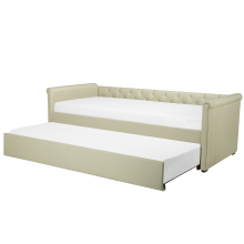 Trundle Bed Fabric LIBOURNE 80 x 200 cm (EU Small Single) Beige