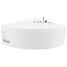 Corner Hot Tub with LED PELICAN 2060 x 1650 mm White