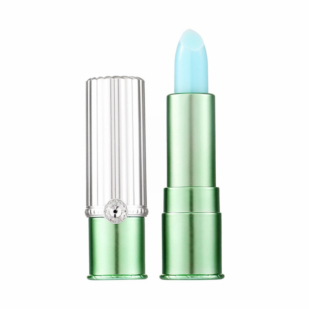 Blue,Clear Color Changing Lip Gloss With Temperature Reactive Tint, NonâSticky Jelly Finish, Clear Blue Balm