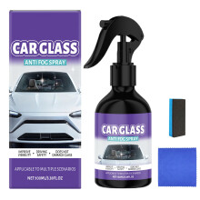 Anti Fog Spray for Car Windows and Mirrors, Fast Fog Removal Windshield Defogger Kit with Sponge and Towel