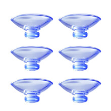 100 Stück Premium-PVC-Vakuumhalterungen,-2,5 cm
