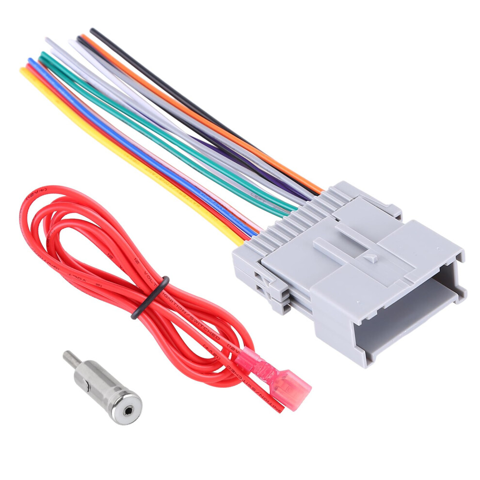 Car Stereo Wiring Harness And Antenna Adapter For Buick Chevrolet Gmc Pontiac Plug And Play Installation 9330225767572