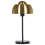 Beliani Table Lamp SENETTE Metal Black/ Gold 1