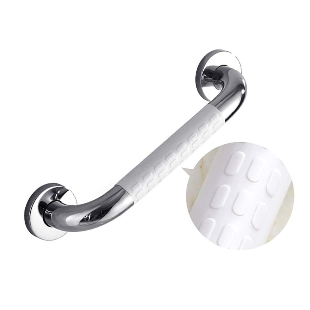 Grab Bar for Bathroom 38CM 304 Stainless Steel AntiSlip Safety Hand Rail Polished Chrome for Elderly and Disabled