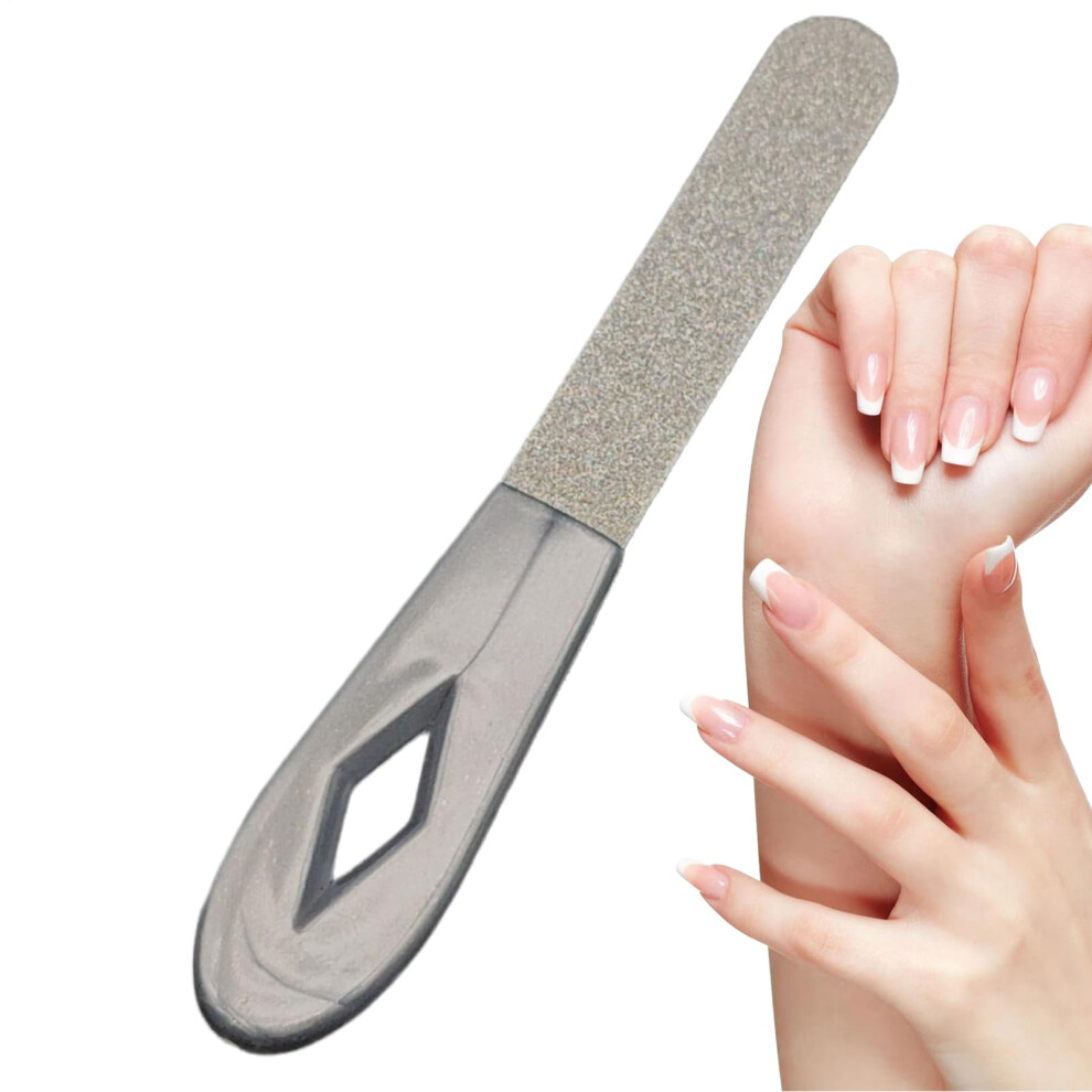Double Sided Nail File DualGrit Precision Filing for Natural and Acrylic Nails, Washable Reusable Emery Board