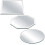 Beveled Glass Mirror Panels 6 in Square Round Octagon 1