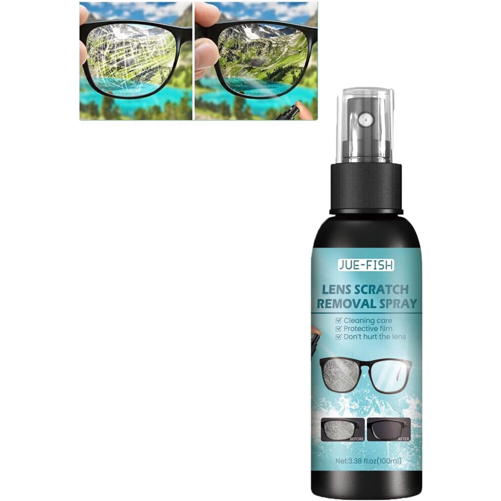 Eyeglass Lens Cleaner Spray 100ml â AntiScratch Glass Cleaning Solution for Sunglasses and Glasses
