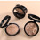 (06#Deep) 6-Color Baked Marble Pressed Setting Powder for Oil Control 3