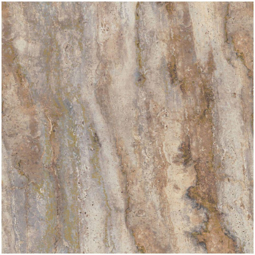 Grandeco Life Structured Walls Rust Vinyl Wallpaper Paste The Wall Stone Marble