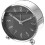 Loud Battery Alarm Clock – Compact Grey Desk Clock 1