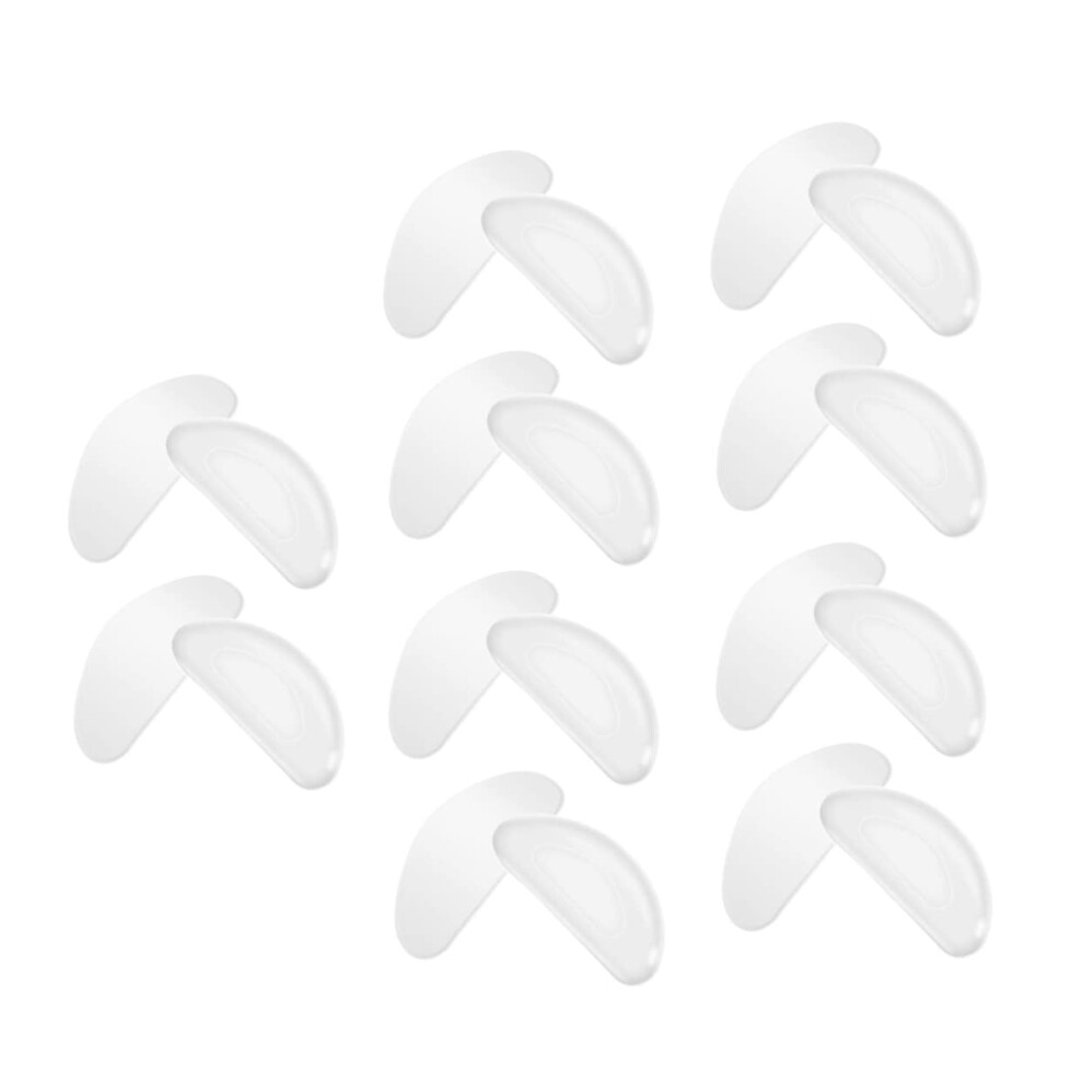 10 Pairs NonSlip Silicone Nose Pads for Glasses and Sunglasses Soft Durable Replacement Pads