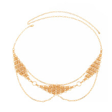 Körperketten-Zubehör, Diamantmuster, Eisenmaterialien für-Gold