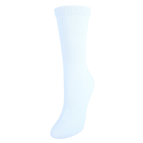 CTM Women's Cushioned Diabetic Crew Socks (3 Pair Pack)