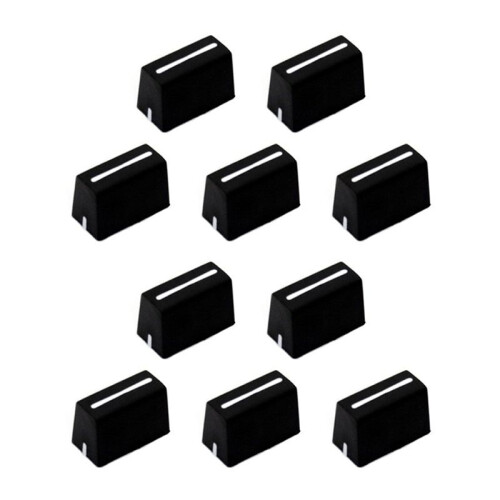10pcs Universal Fader Knobs Fader Cap Straight Slide Potentiometer Cap for DJ Controller Mixers Console DJM,DDJ,XDJ