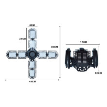 Leistungsstarke LED-Garagenleuchte, 150 W, Faltbar, 12.000 Lumen, für Zuhause, Zimmer, Lagerhalle, Garage, Deckenbeleuchtung, Industriebeleuchtung