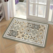 (19.6x31.4inch/50x80cm) 1pc Kitchen Diatomaceous Earth Floor Mats, Vintage Style Bohemian Print Kitchen Floor