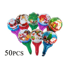 Ballons de Noël en film aluminium, lot de 50 pièces
