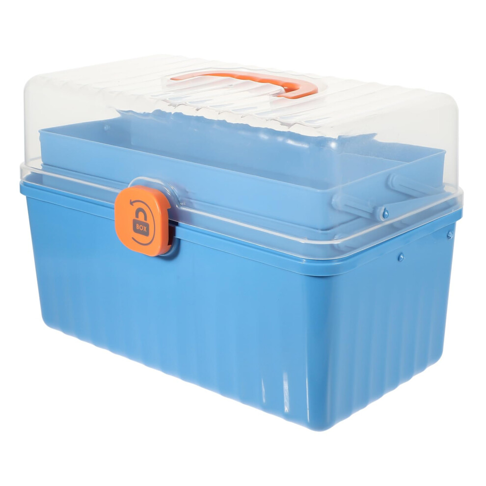 Medicine Storage Box with Handle, Leakproof First Aid Kit Organizer for Home Travel School and Outdoor Use