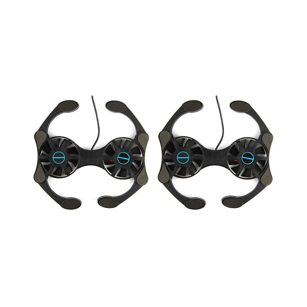 2X Laptop Cooling Base, Laptop Pc Support - Easy To Carry,Compatible For 10-15.6Inch With 2 Silent Fans And Usb Port 6033017031877