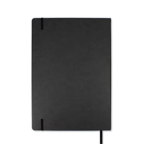 Silvine A4 Executive Hardback Notebook/Journal Black - Lined 90gsm (160 Pages) 1