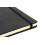 Silvine A4 Executive Hardback Notebook/Journal Black - Lined 90gsm (160 Pages) 3