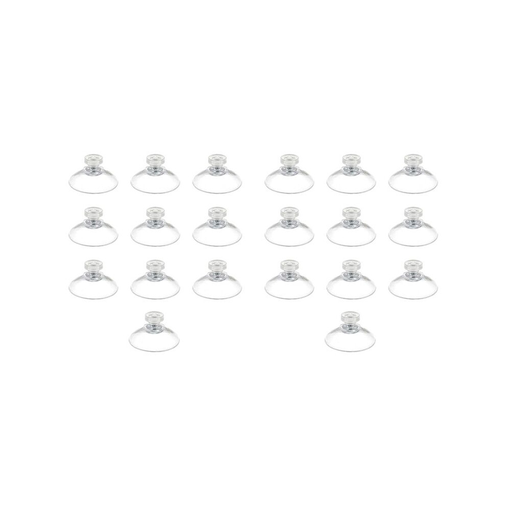 Typecat 20Pcs 40Mm Suction Cup With M4-Screw And Knurled Nut, Suction Cup With Thread, Sucker Pads For Glass Table Top