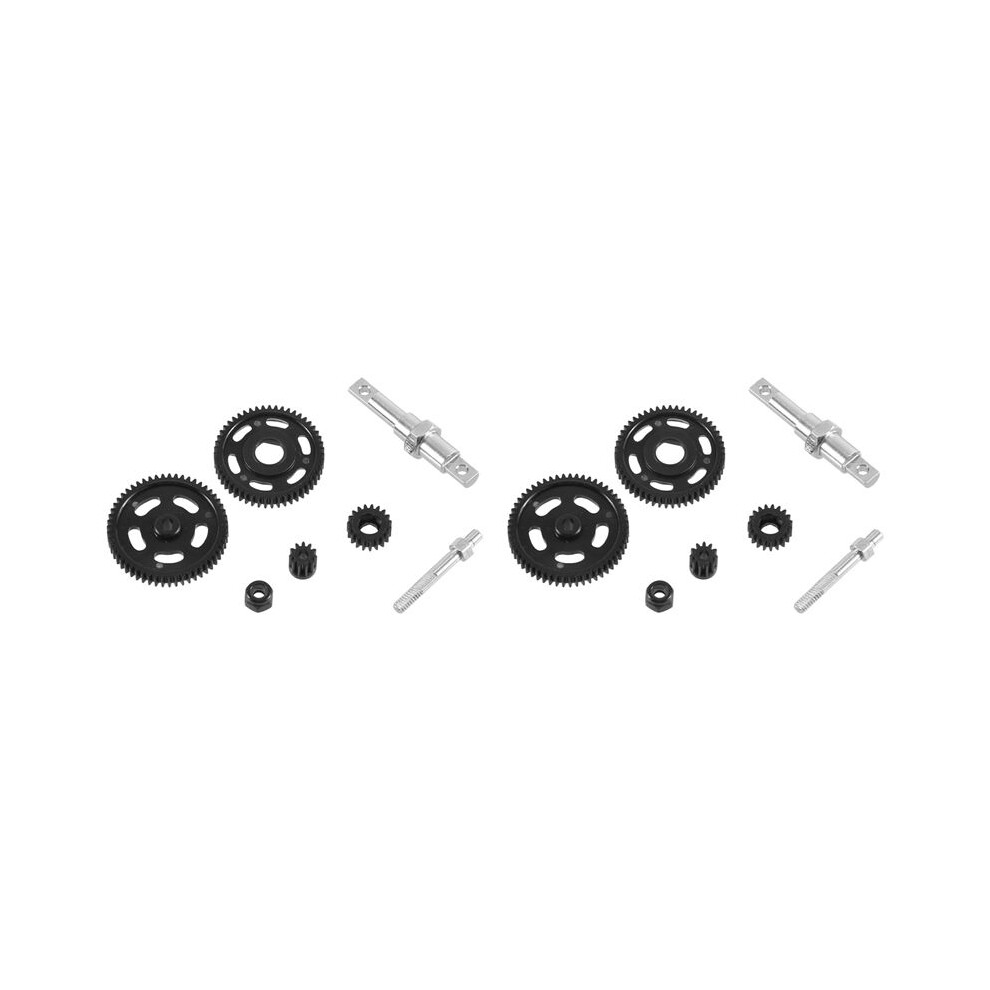 2X Transmission Steel Spur Gear Set For 1/24 Rc Crawler Axial Scx24 Axi90081 Axi00002 C10 Axi00001 Upgrade Parts 6031487720345