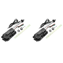 2X Universal Electric Power Automatic Antenna Car SUV AM & FM Radio Mast Aerial 12V
