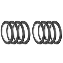 8PCS Whiteboard Tape, Black Pinstripe Tape, 3 mm Width Pin Striping Tape, for Classroom,Conference Display (PET)