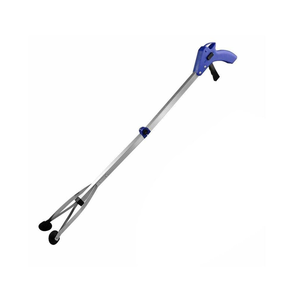 Grabber Tool 31.5 Inch Folding Aluminum Reacher Grabber with Secure Suction Grip for Household and Garden