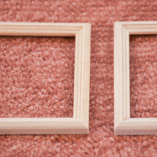 24 Mini-Bilderrahmen aus Holz 2