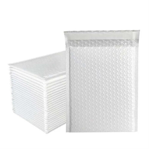 Self Seal Bubble Mailers, Padded Envelopes for , White 13 x 18 cm, 50 Pack