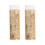 Gold foil cupcake sprinkles decorative flakes 2 bottles 2