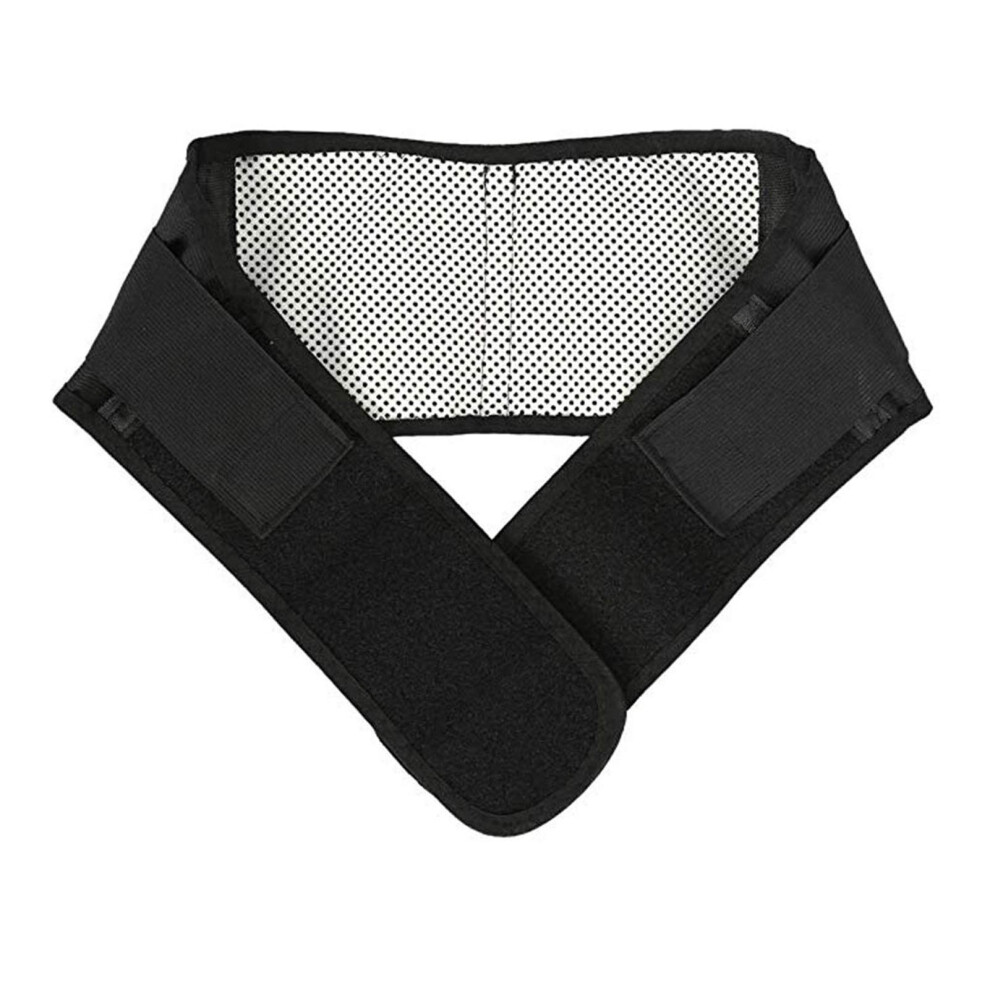 Black Tourmaline Waist Belt With Magnetic Back Support Brace, Selfheating Pain Relief, Small