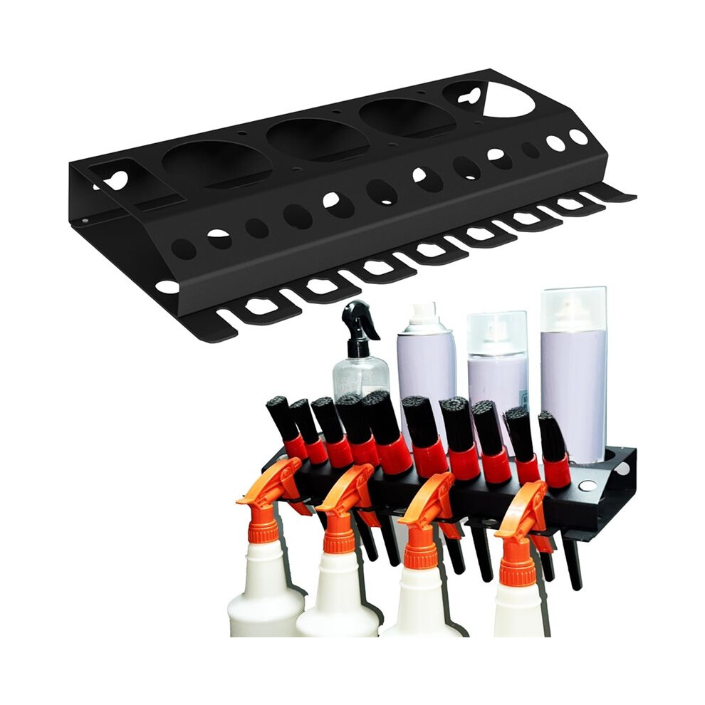 Bottle Storage Rack, Detailing Brush Organizer, Spraybottle Storage Rack, 3/8" Air Tool Holder, For Garage,Workspace 4713564187570