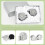 Coffret souvenir éléphant argent antique 2 pièces 3