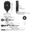 Kit de mecanism de ceas cu pendul cu cuarț de 23 mm cu ace 5