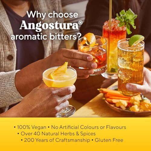 Angostura Aromatic Bitters, 200ml | Aromatic Cocktail Aperitif 2
