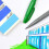 Pentel Pentel Sign Pen - Blue, Pack of 12 2