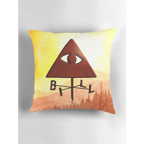 Capa de almofada dupla face Bill Cipher Gravity Falls 2