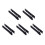 10Pcs Front Bumper Bracket End for  W203 C-Class 2038801114 2038801214 1