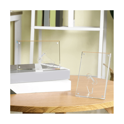 Acryl-Würfel, transparent, rahmenlos, schwebend – Geschenk 1