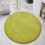 ADVEN round plush carpet 60cm silver gray 3